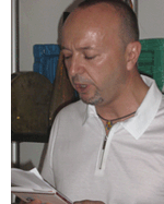 Marco Michelotti durante la Presentazione de Il Servo Muto